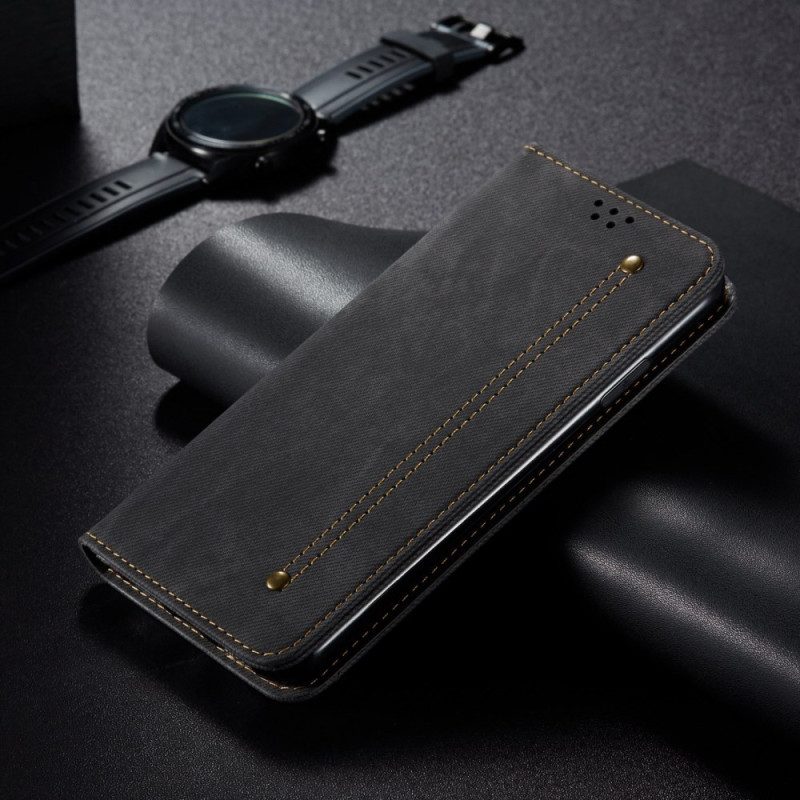 Folio-fodral Oneplus 13 Denimtyg