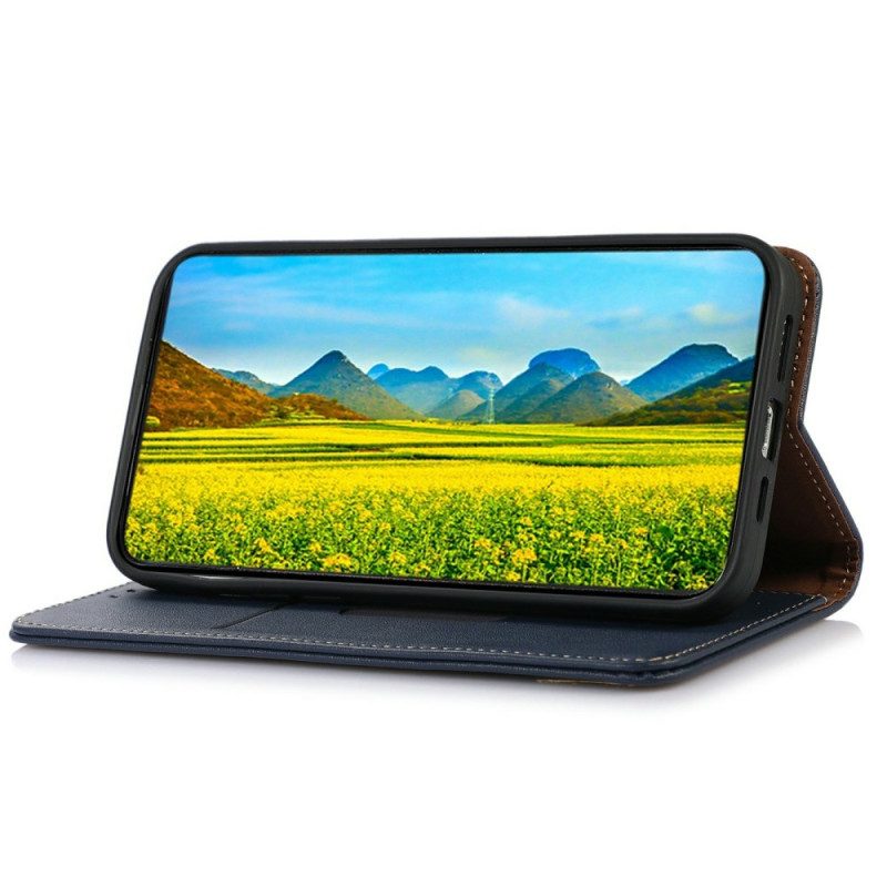 Folio-fodral Oneplus 13 Khazneh Nappaläder