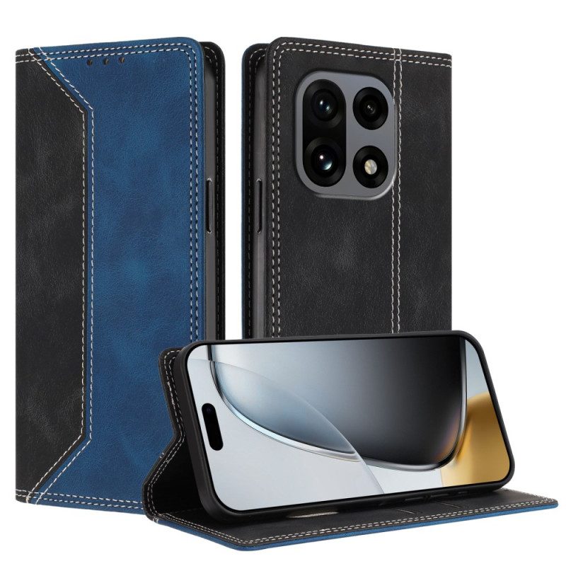 Folio-fodral Oneplus 15 Tvåfärgat Rfid-skydd
