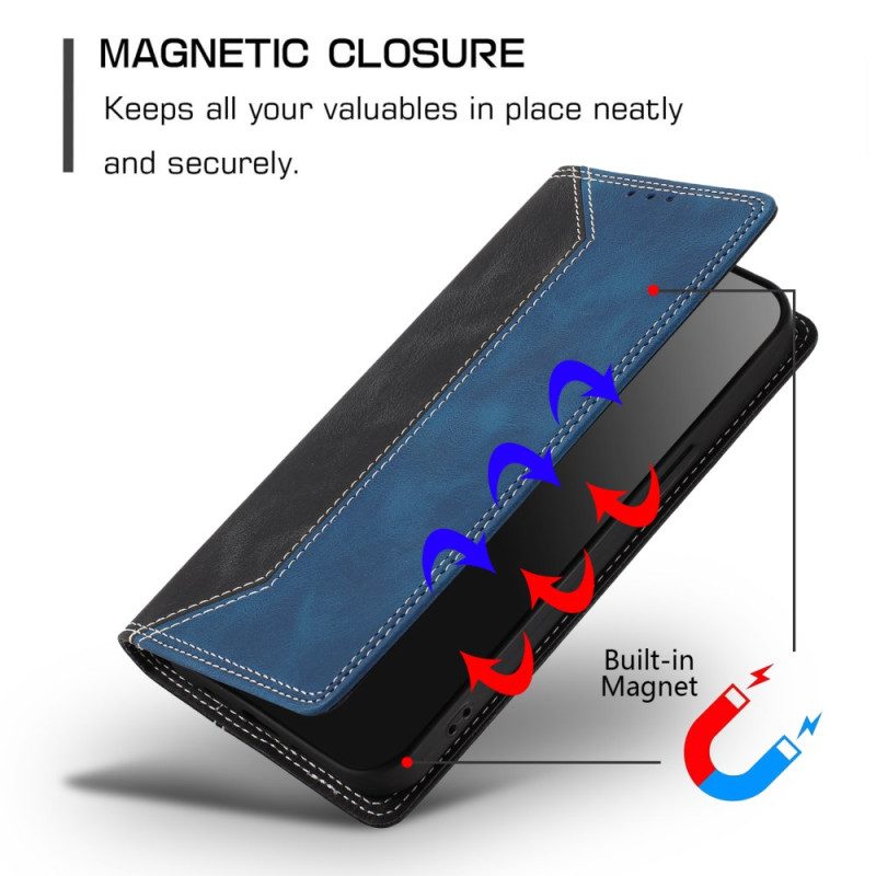 Folio-fodral Oneplus 15 Tvåfärgat Rfid-skydd