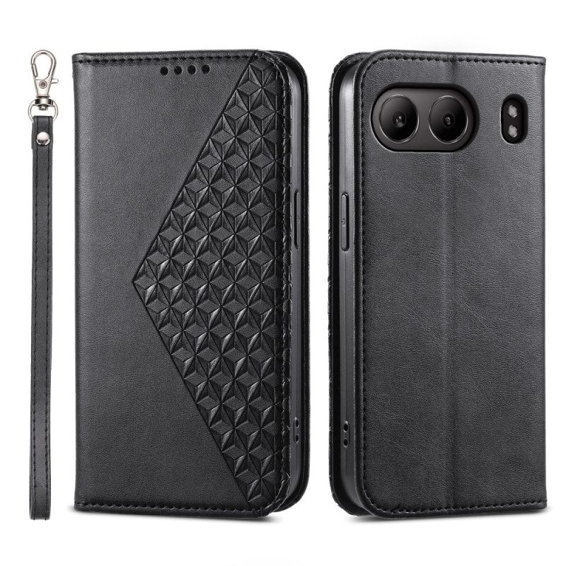 Folio-fodral Oneplus Nord 4 Diamantfinish Med Rem