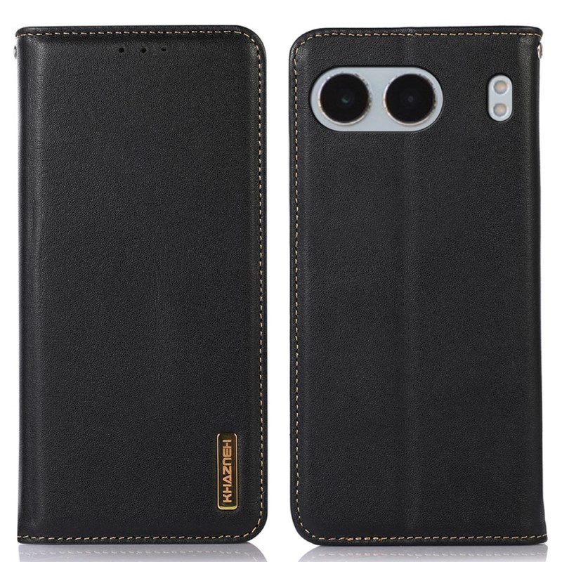 Folio-fodral Oneplus Nord 4 Khazneh-läder