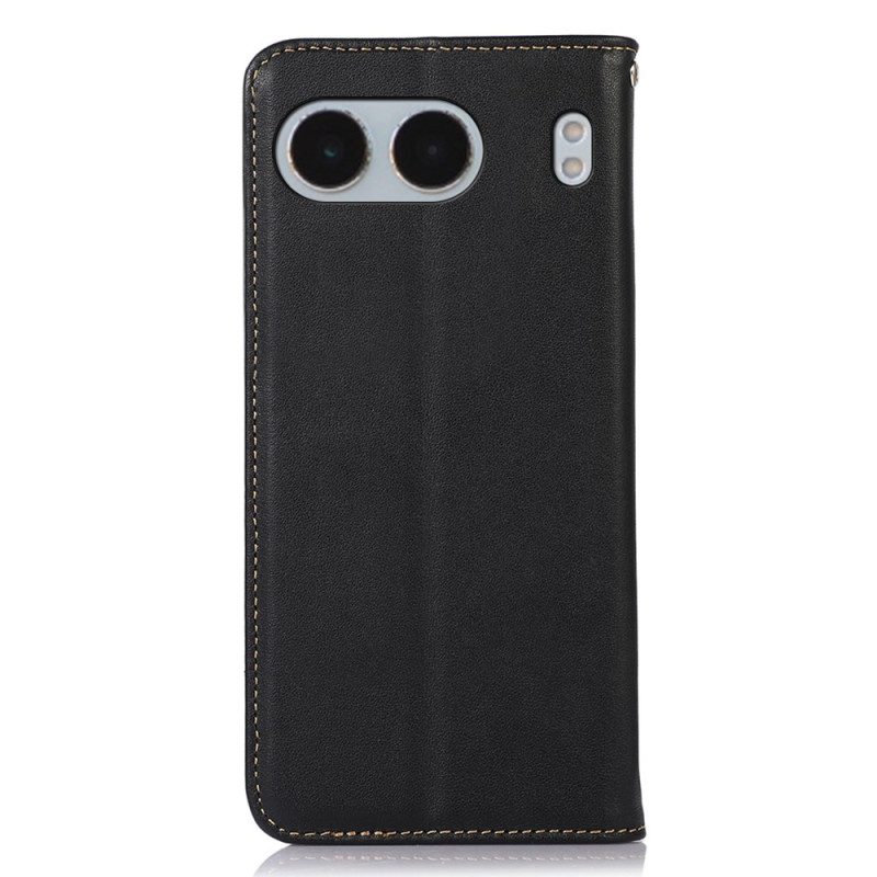 Folio-fodral Oneplus Nord 4 Khazneh-läder