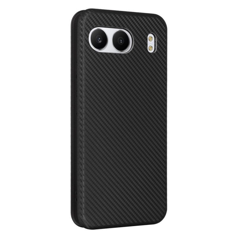 Folio-fodral Oneplus Nord 4 Kolfiber Fiber