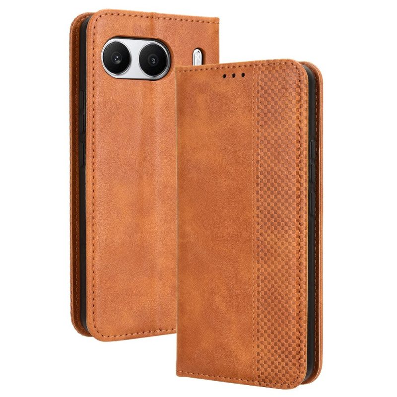 Folio-fodral Oneplus Nord 4 Vintagekant