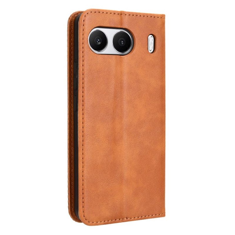 Folio-fodral Oneplus Nord 4 Vintagekant