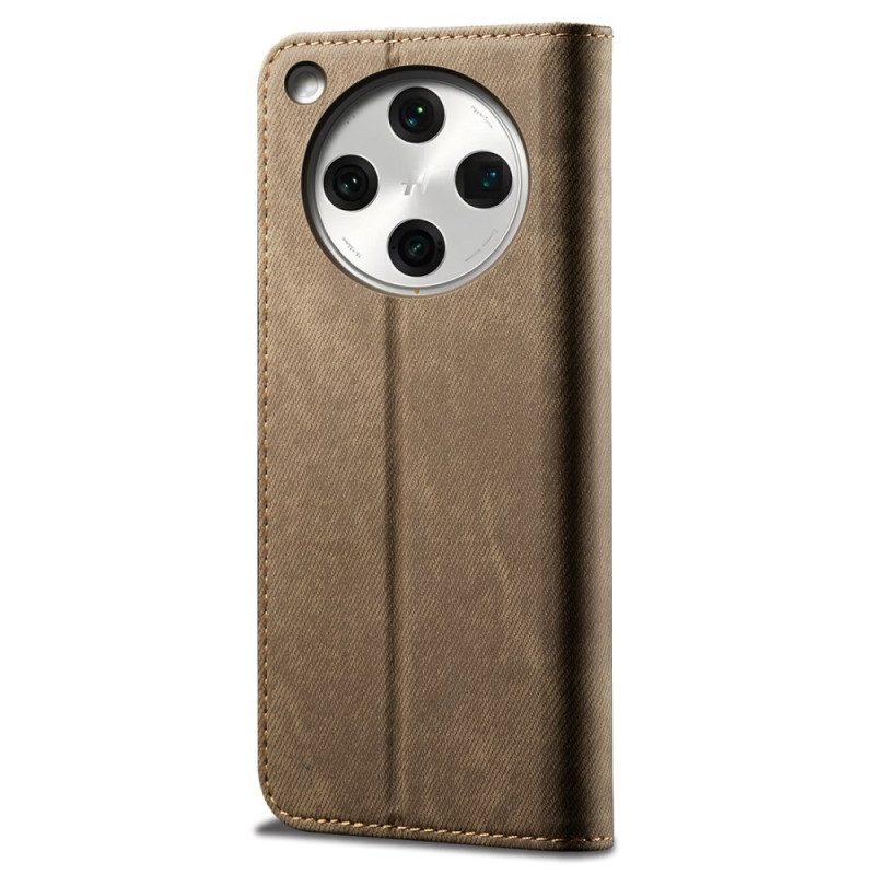 Folio-fodral Oppo Find X8 Denimtyg