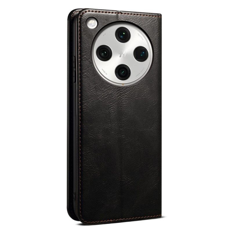 Folio-fodral Oppo Find X8 Telefonfodral Vaxat Konstläder