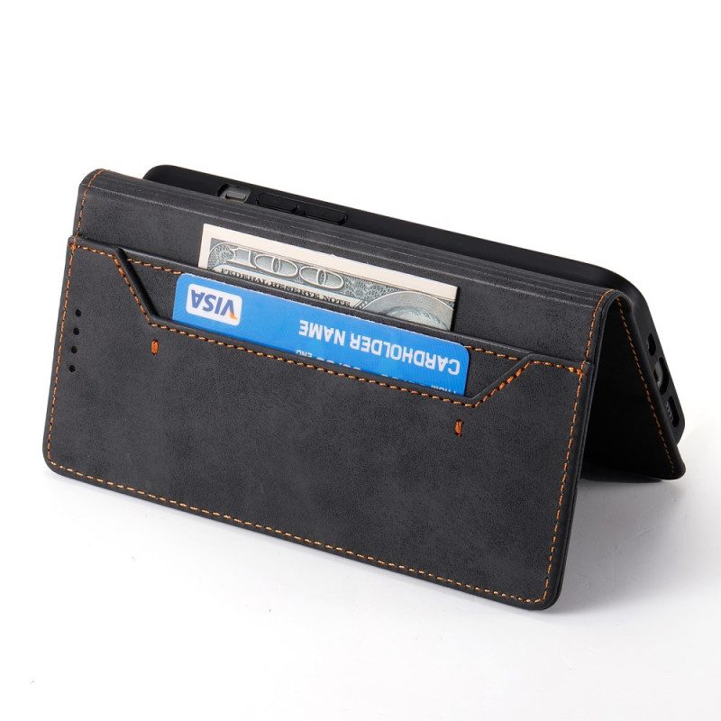 Folio-fodral Oppo Reno 13 5g Telefonfodral Vintage Rfid-plånbok