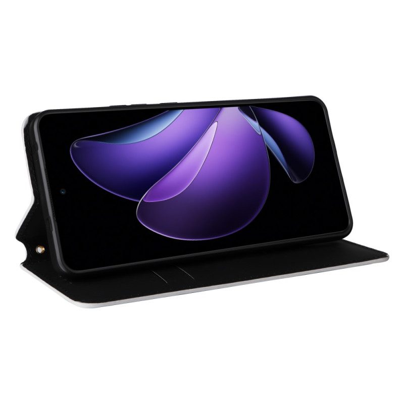 Folio-fodral Oppo Reno 13f 4g / 5g / 13 Fs 5g 3d-diamanter