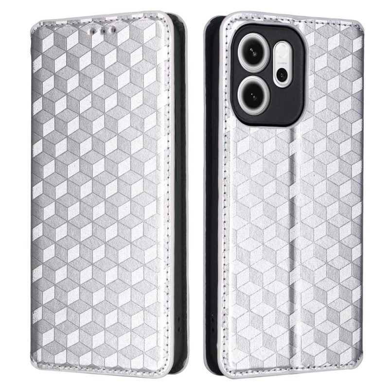 Folio-fodral Oppo Reno 14f 5g Diamantmönster