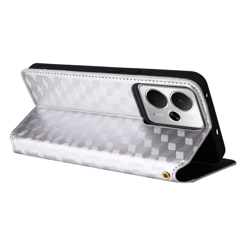 Folio-fodral Realme 14 5g 3d-diamanter