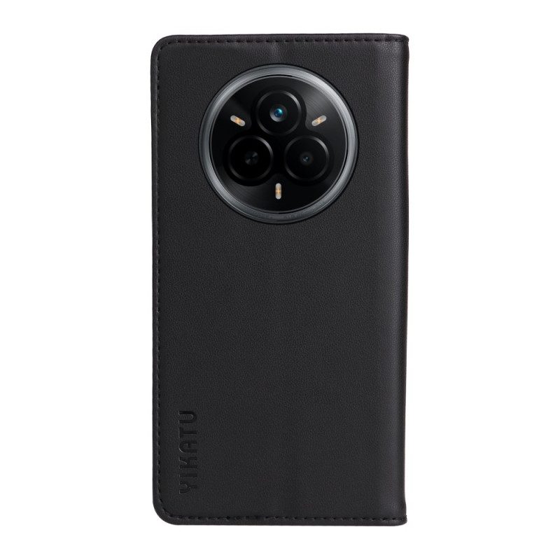 Folio-fodral Realme 14 Pro 5g Klassisk Ykatu-lädereffekt