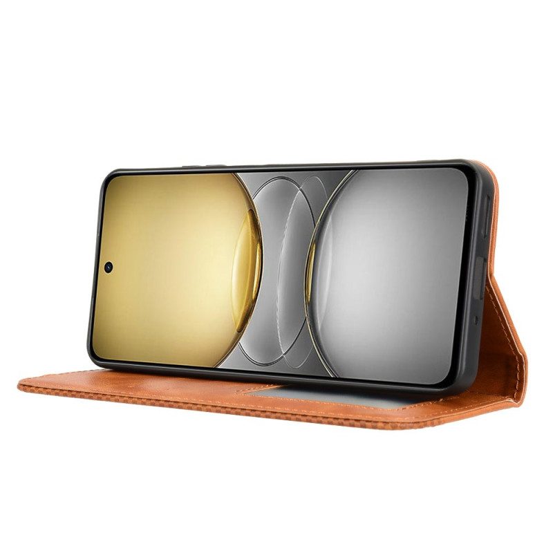 Folio-fodral Realme 14x 5g Vintage-kant