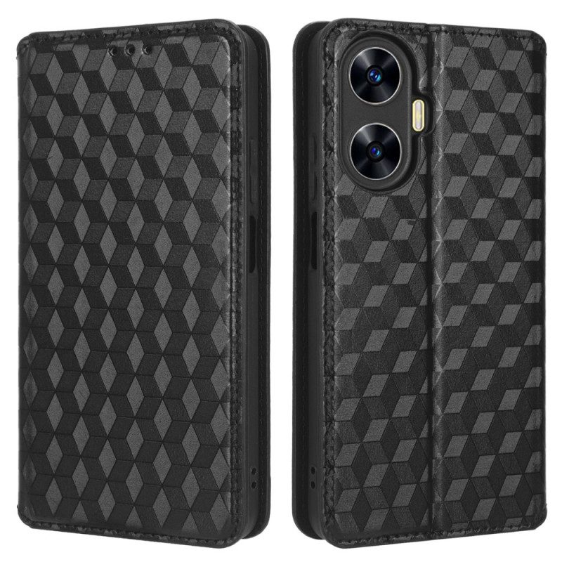 Folio-fodral Realme C55 Telefonfodral 3d-mönster