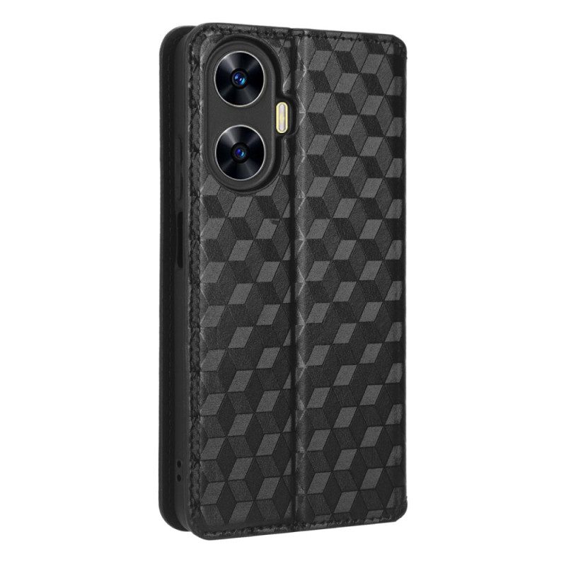 Folio-fodral Realme C55 Telefonfodral 3d-mönster