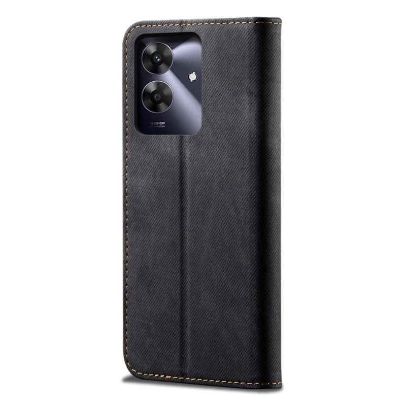 Folio-fodral Realme C61 Jeanstyg