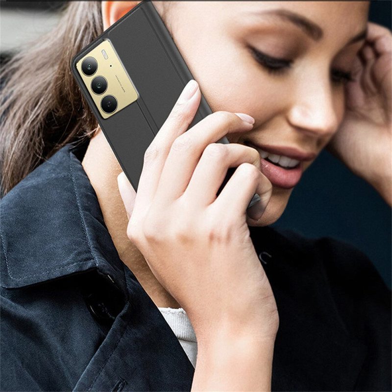 Folio-fodral Realme C75 Korthållare