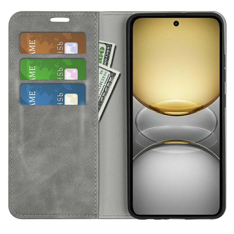 Folio-fodral Realme C75 Lädermodell