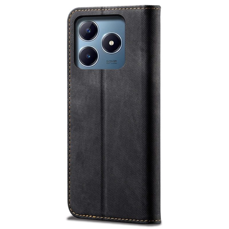Folio-fodral Realme Note 60x Telefonfodral Jeanstyg