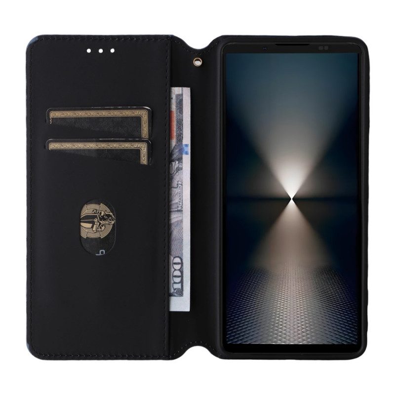 Folio-fodral Sony Xperia 1 Vii Telefonfodral 3d-diamanter
