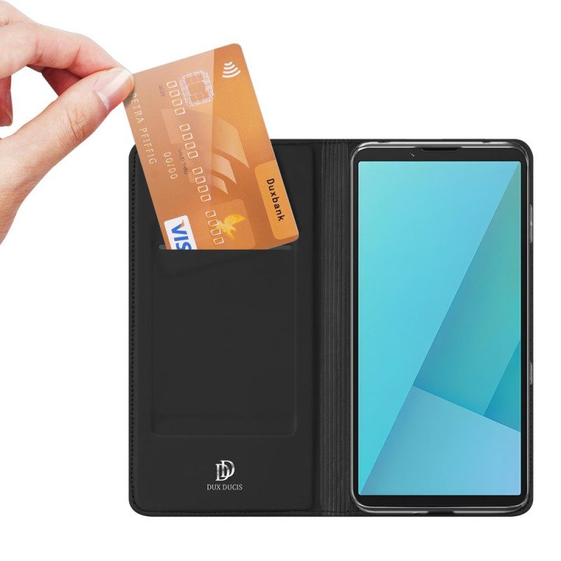 Folio-fodral Sony Xperia 10 Vii Skin Pro Series Dux Ducis