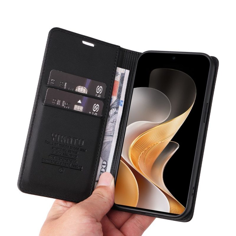 Folio-fodral Vivo V40 5g Telefonfodral Yikatu