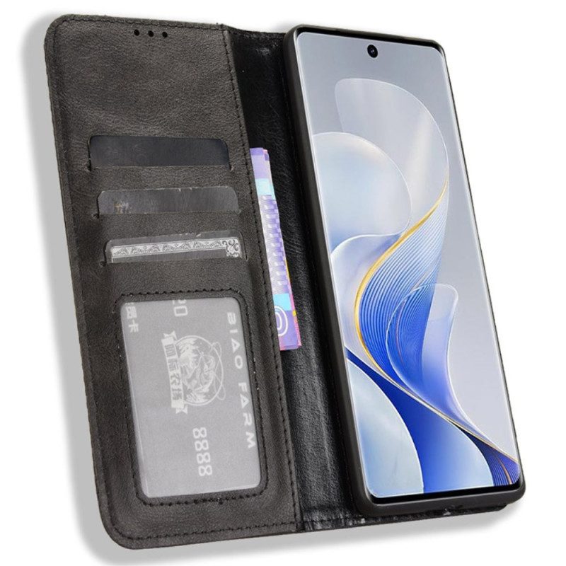 Folio-fodral Vivo V40 5g Vintagekant