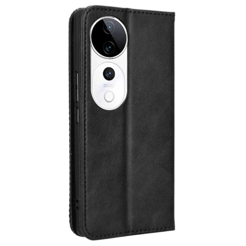 Folio-fodral Vivo V40 5g Vintagekant