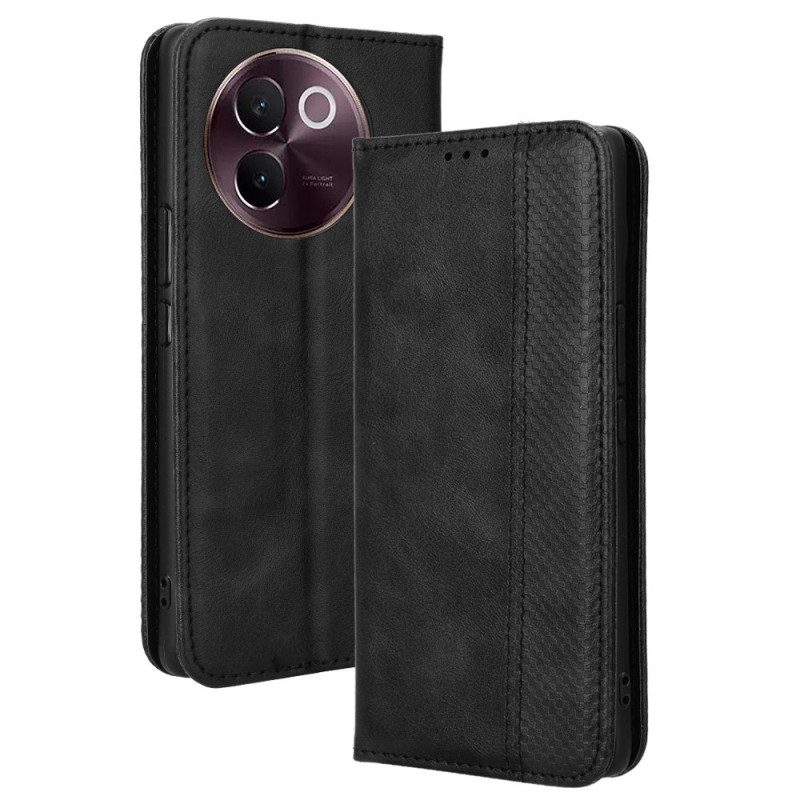 Folio-fodral Vivo V40 Lite 5g Telefonfodral Vintagekant