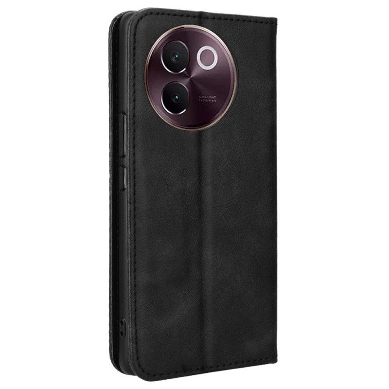 Folio-fodral Vivo V40 Lite 5g Telefonfodral Vintagekant