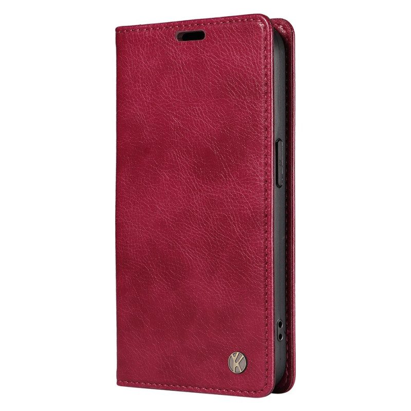 Folio-fodral Vivo V40 Se 5g Telefonfodral Vintagestil Yikatu