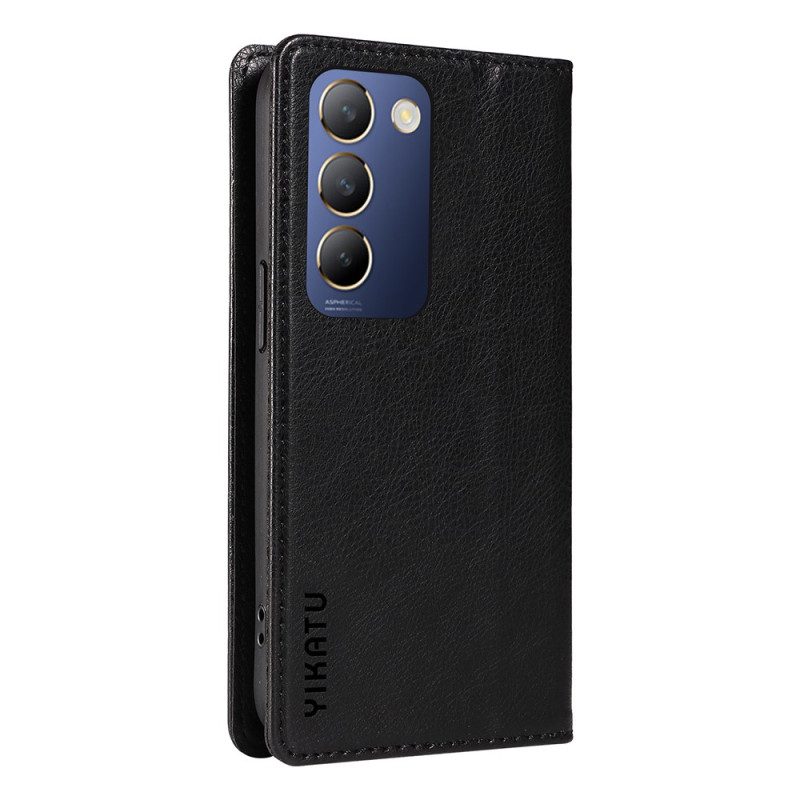 Folio-fodral Vivo V40 Se 5g Telefonfodral Vintagestil Yikatu
