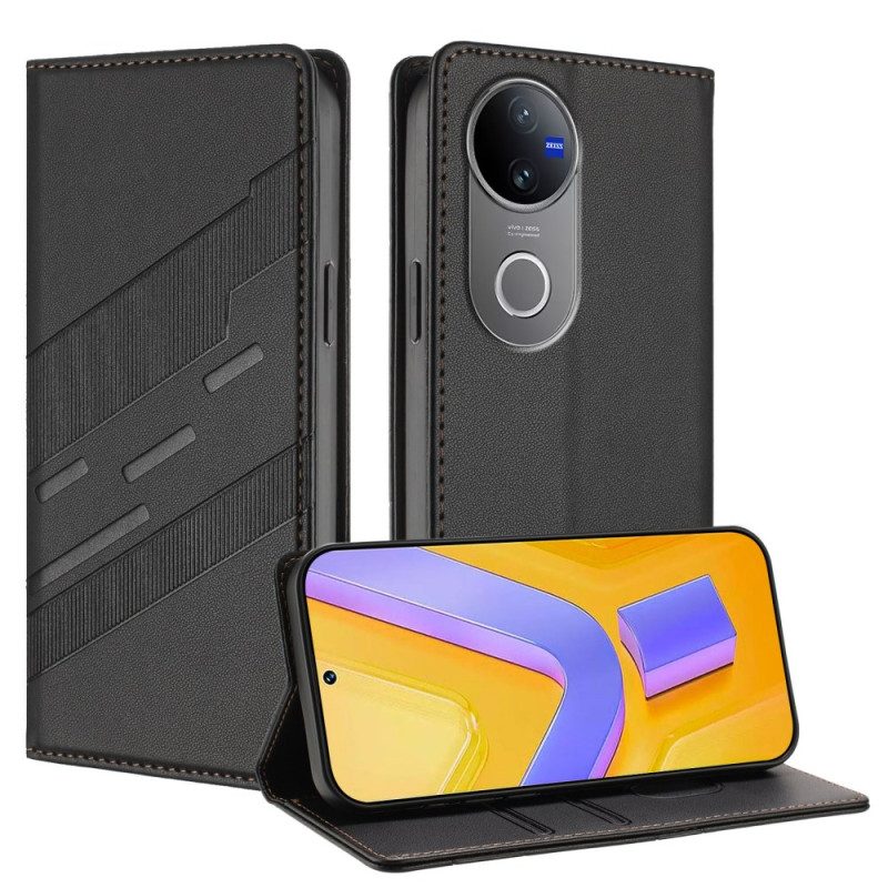 Folio-fodral Vivo V50 5g Punk Stil