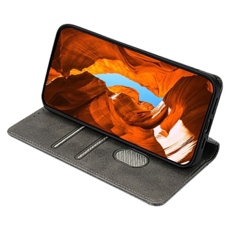 Folio-fodral Vivo V50 5g Telefonfodral Tvåfärgad Rfid