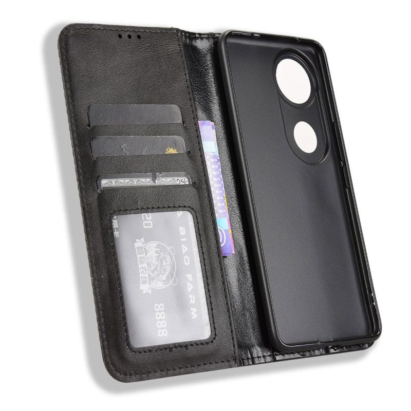 Folio-fodral Vivo V50 5g Vintagefris