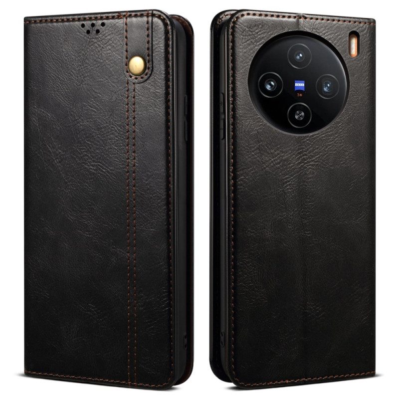 Folio-fodral Vivo X100 Pro Vaxat Konstläder