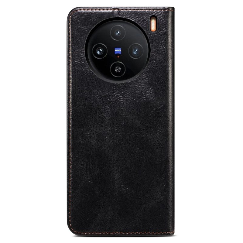 Folio-fodral Vivo X100 Pro Vaxat Konstläder