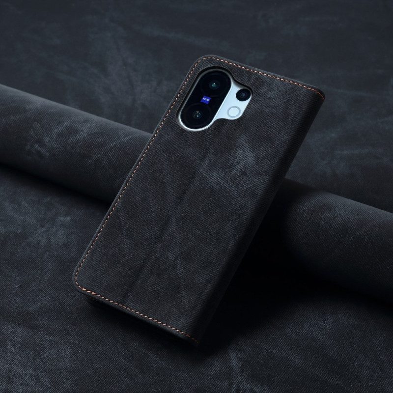Folio-fodral Vivo X200 Fe Denimtyg
