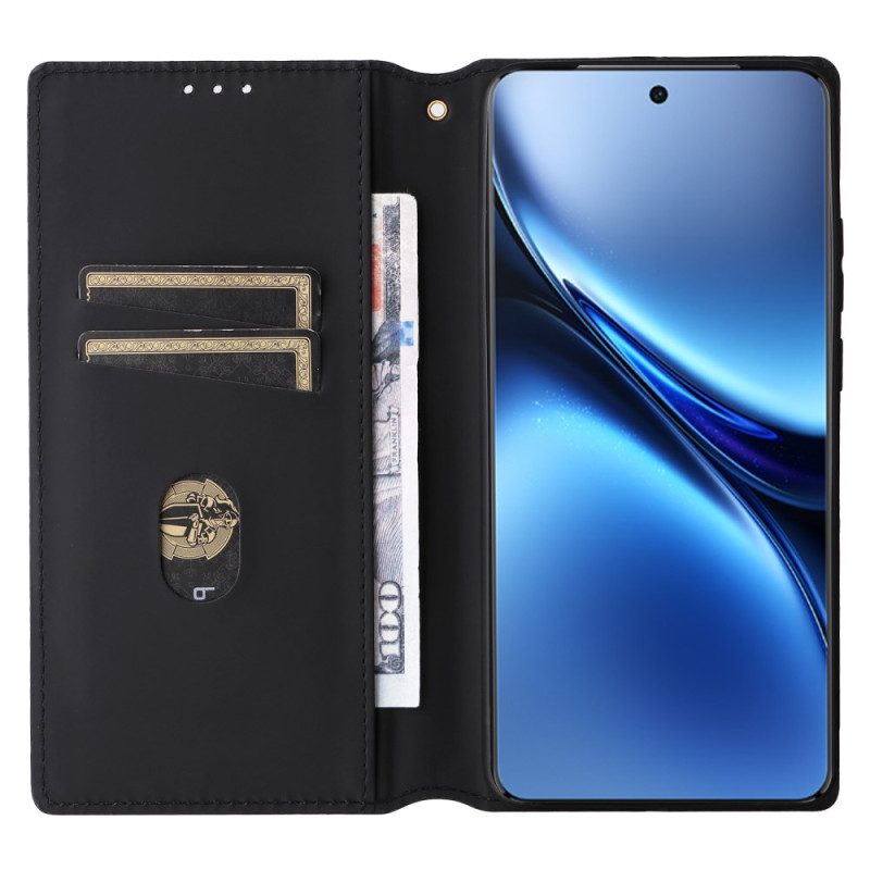 Folio-fodral Vivo X200 Pro Telefonfodral Diamantmönster