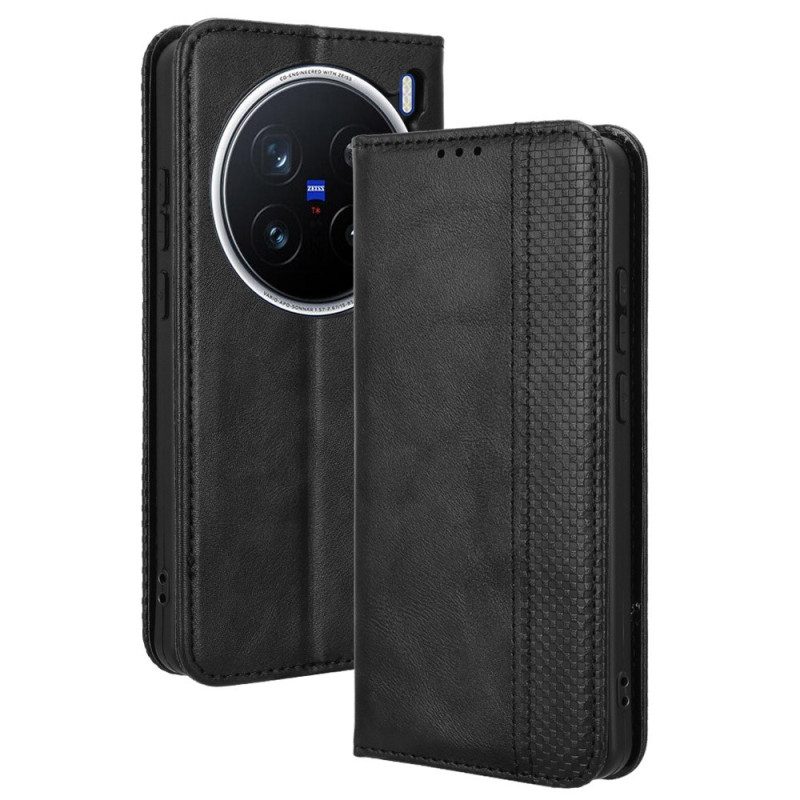 Folio-fodral Vivo X200 Pro Vintagekant