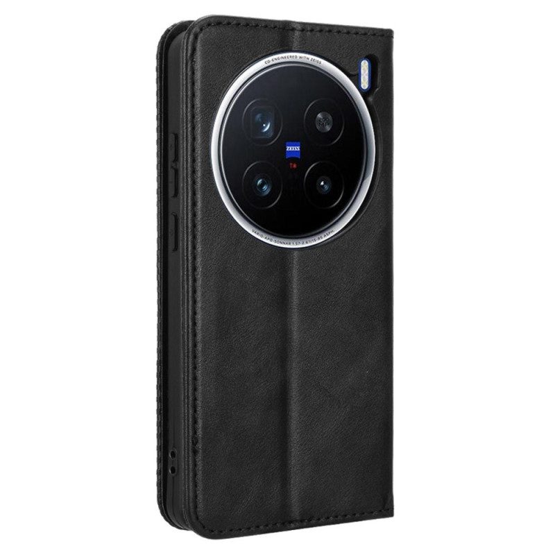 Folio-fodral Vivo X200 Pro Vintagekant