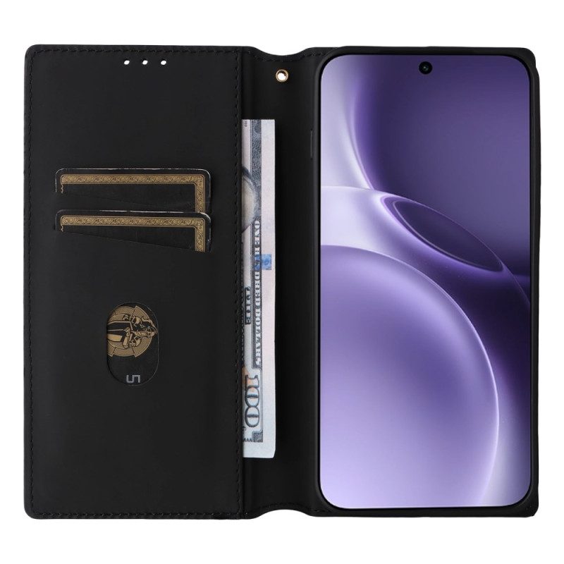 Folio-fodral Vivo X300 Pro Diamantmönster