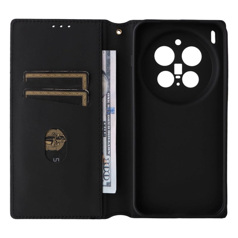 Folio-fodral Vivo X300 Pro Diamantmönster
