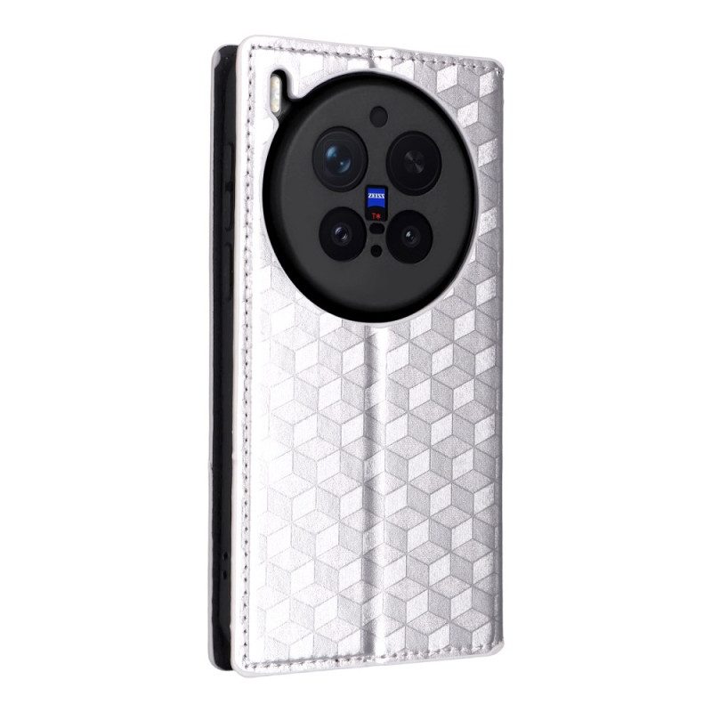 Folio-fodral Vivo X300 Pro Diamantmönster