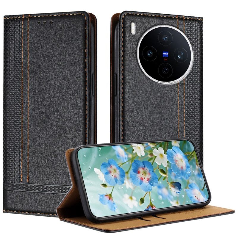 Folio-fodral Vivo X300 Pro Sömnad