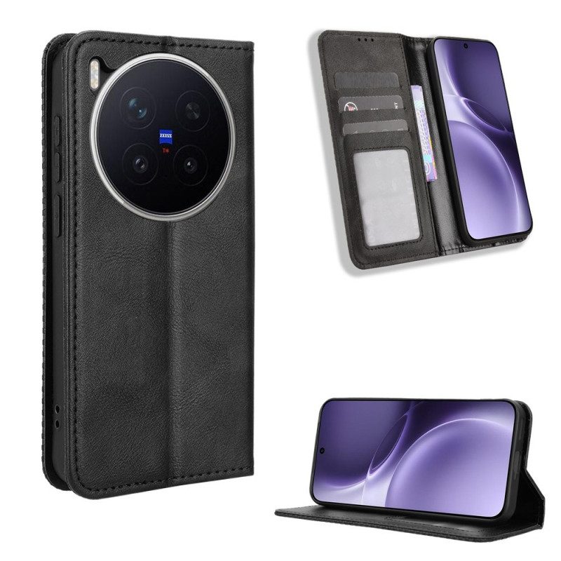 Folio-fodral Vivo X300 Pro Vintagekant