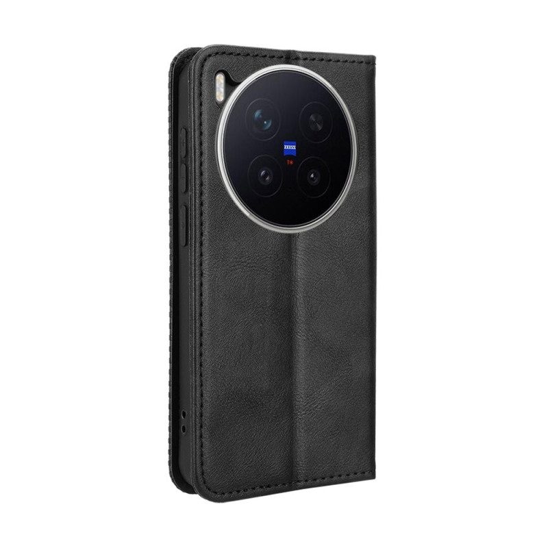 Folio-fodral Vivo X300 Pro Vintagekant