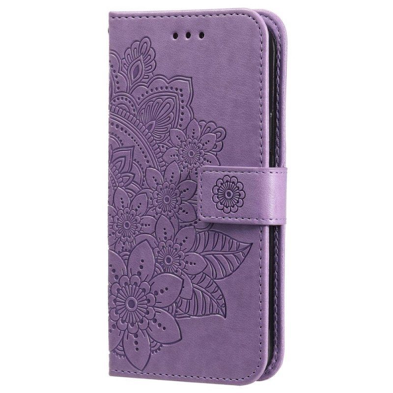 Folio-fodral Vivo Y22s Med Kedjar Strappy Mandala