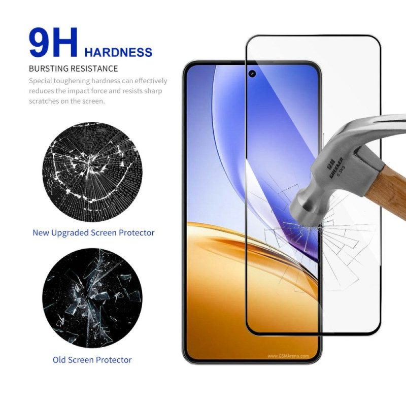 Heltäckande Skärmskydd I Härdat Glas För Realme 14 5g